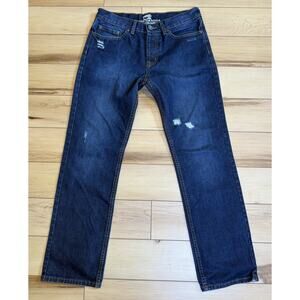 Scotch & Soda Jeans Men 30x29 Loose Fit Distressed Button Fly Grunge Faded Denim